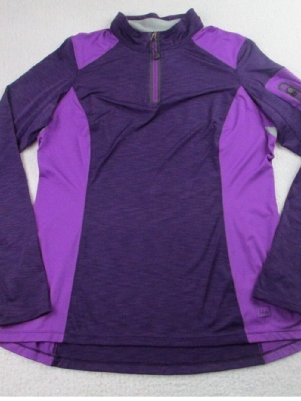 REI Purple Zip Sweater